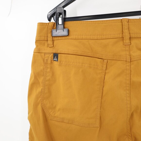 prana Shorts Mens 34 10" Stretch Zion belted vented outdoor hiking Nylon Blend - Picture 4 of 10